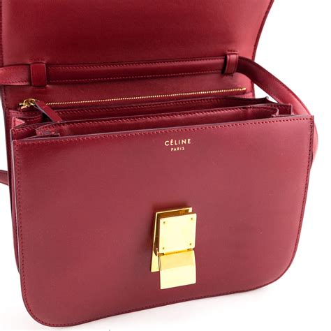 celine small classic bag in calfskin